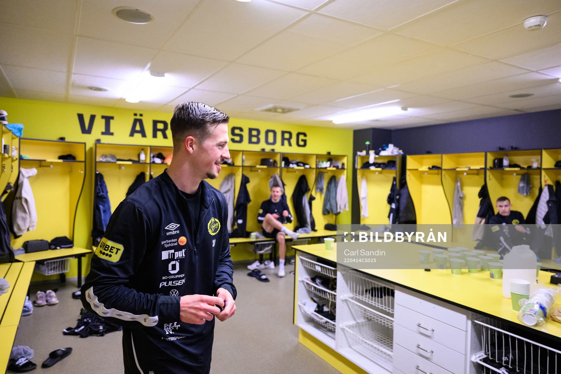 Elfsborgs Simon Olsson i omklädningsrummet