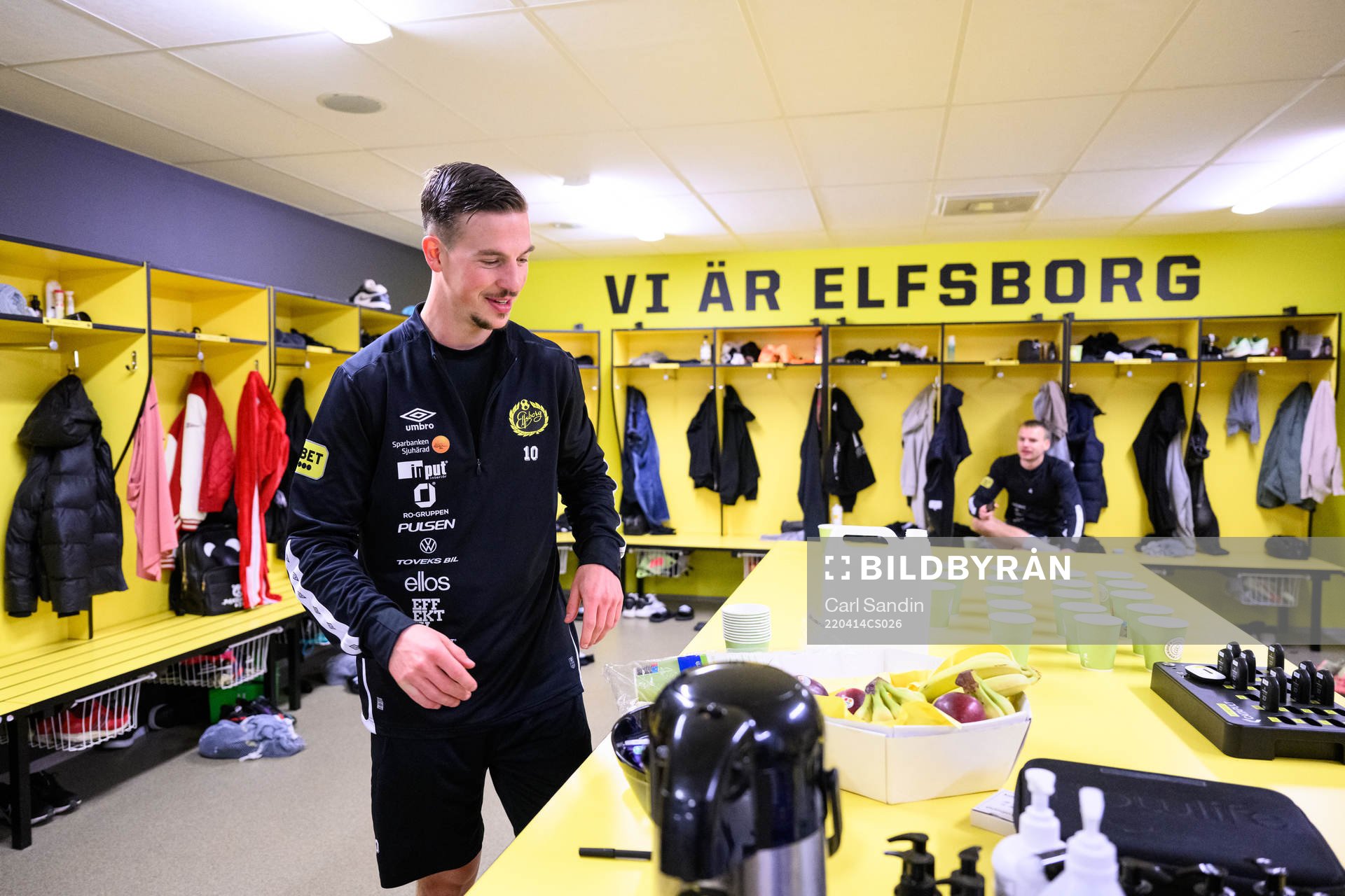 Elfsborgs Simon Olsson i omklädningsrummet