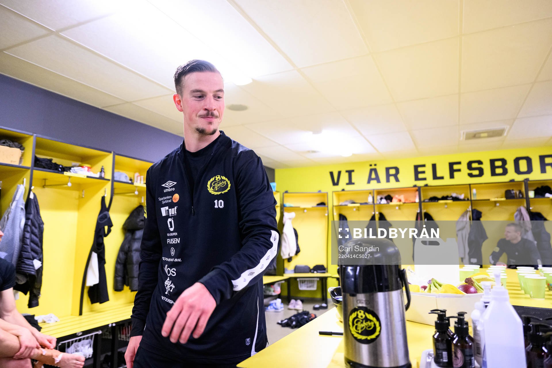 Elfsborgs Simon Olsson i omklädningsrummet