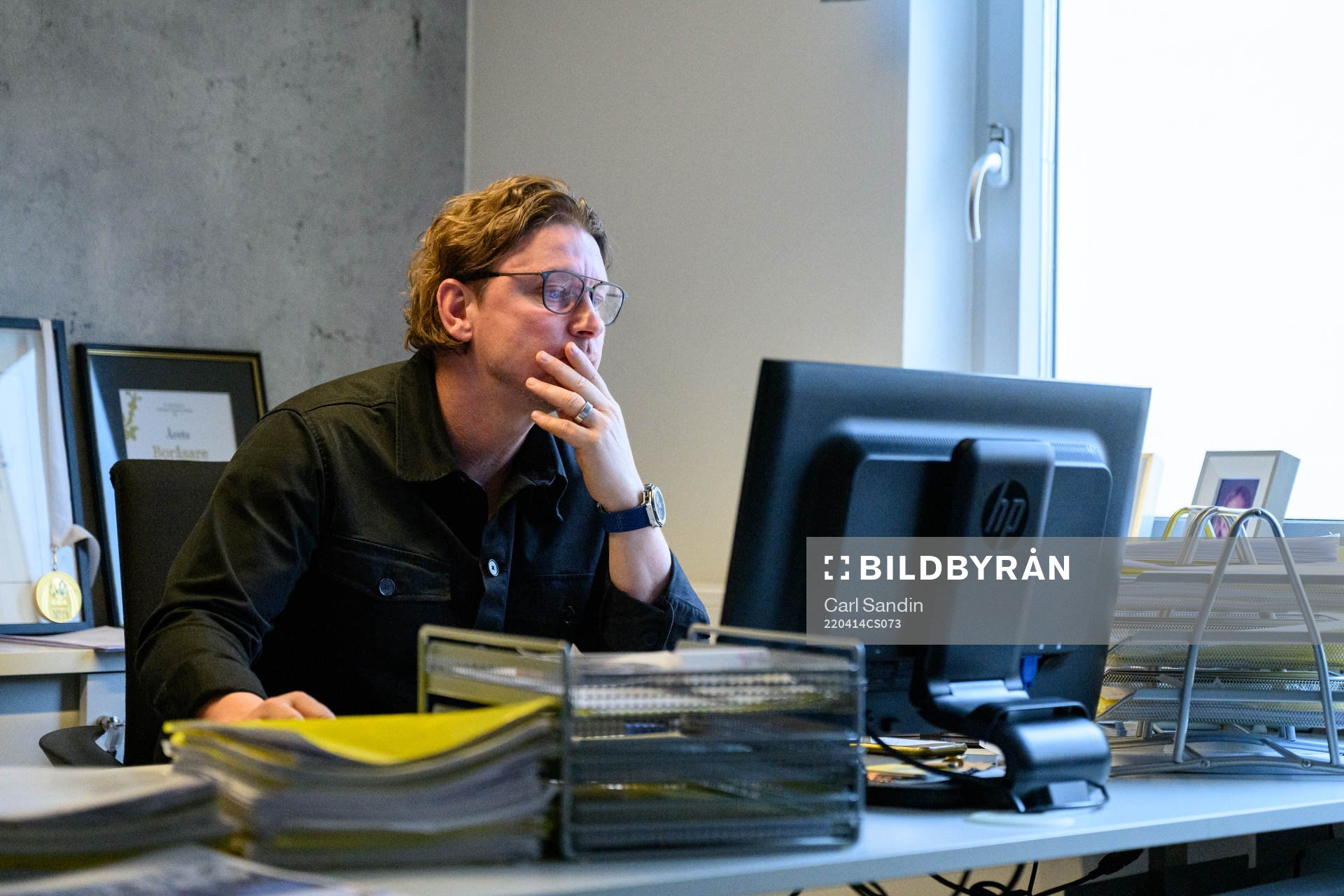 Elfsborgs sportchef Stefan Andreasson arbetar