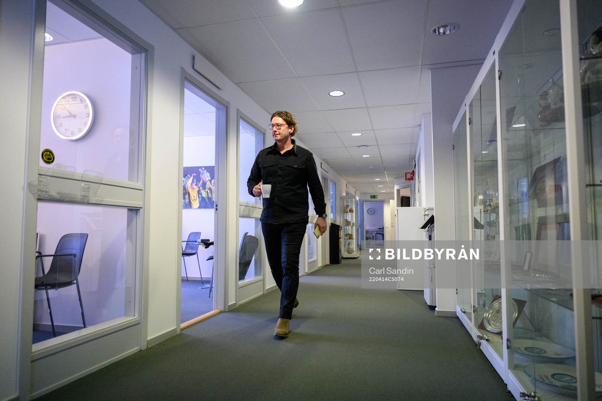 Elfsborgs sportchef Stefan Andreasson på kontoret