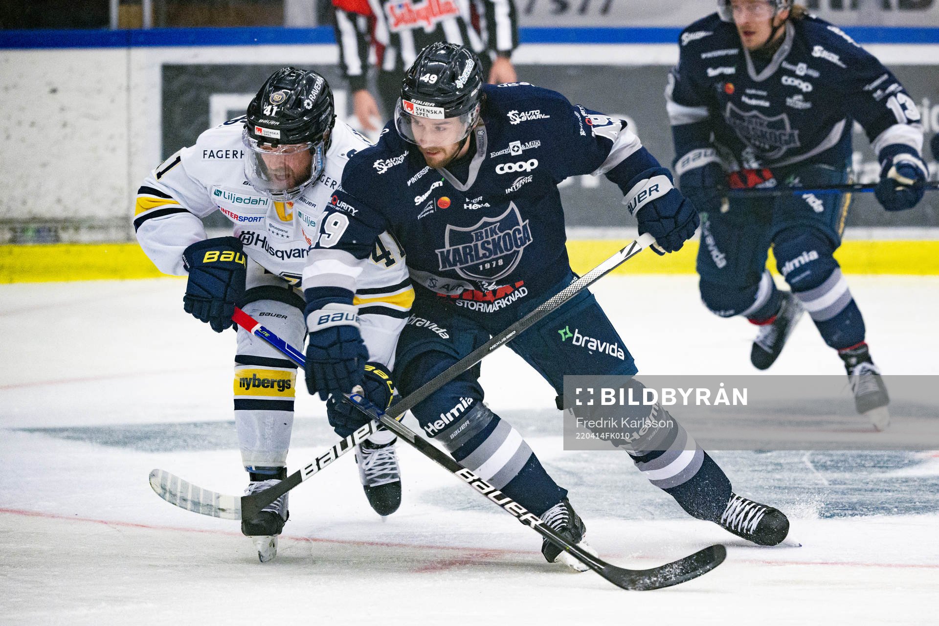 s Chad Billins och Karlskogas Sebastian Collberg