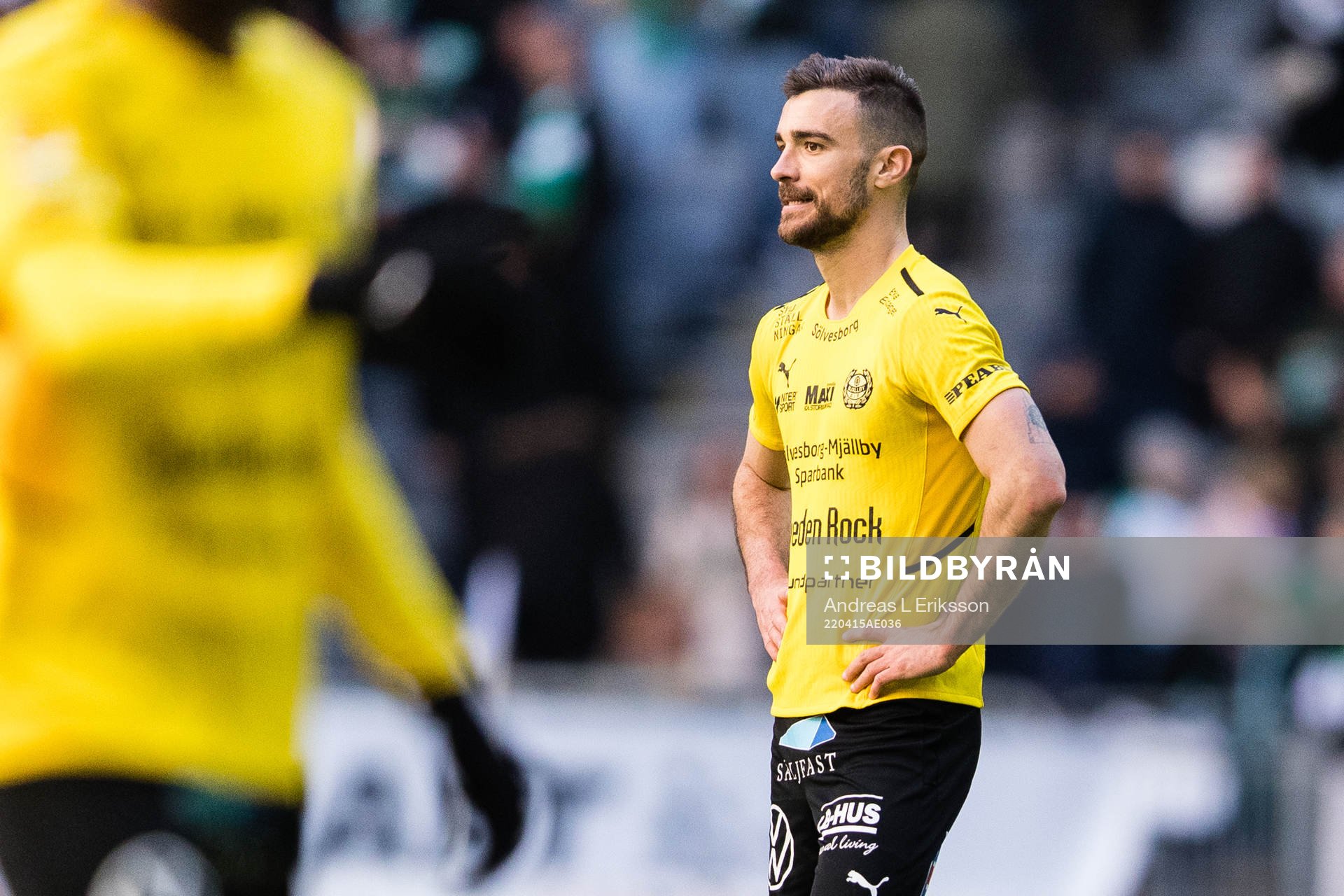Mjällbys Carlos Moros Gracia deppar