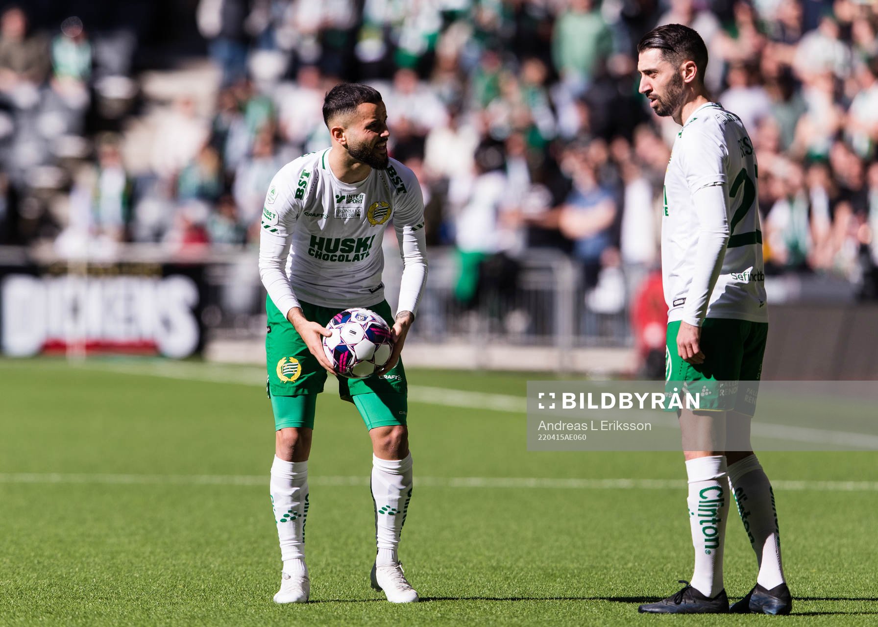 Hammarbys Mohanad Jeahze och Nahir Besara