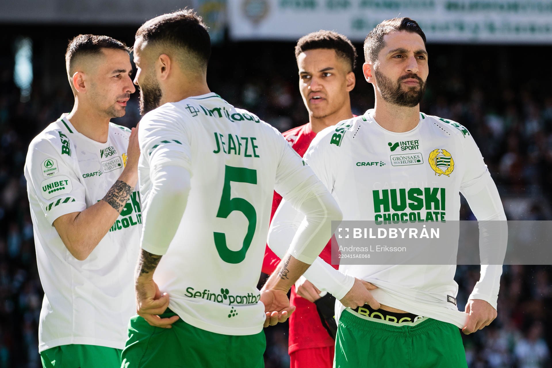 Hammarbys Loret Sadiku, Mohanad Jeahze, målvakt Oliver