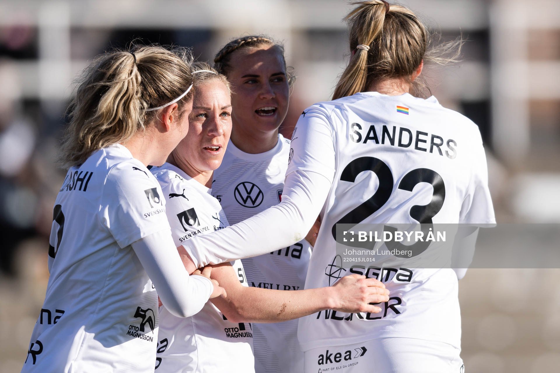 Rosengårds Mia Persson jublar