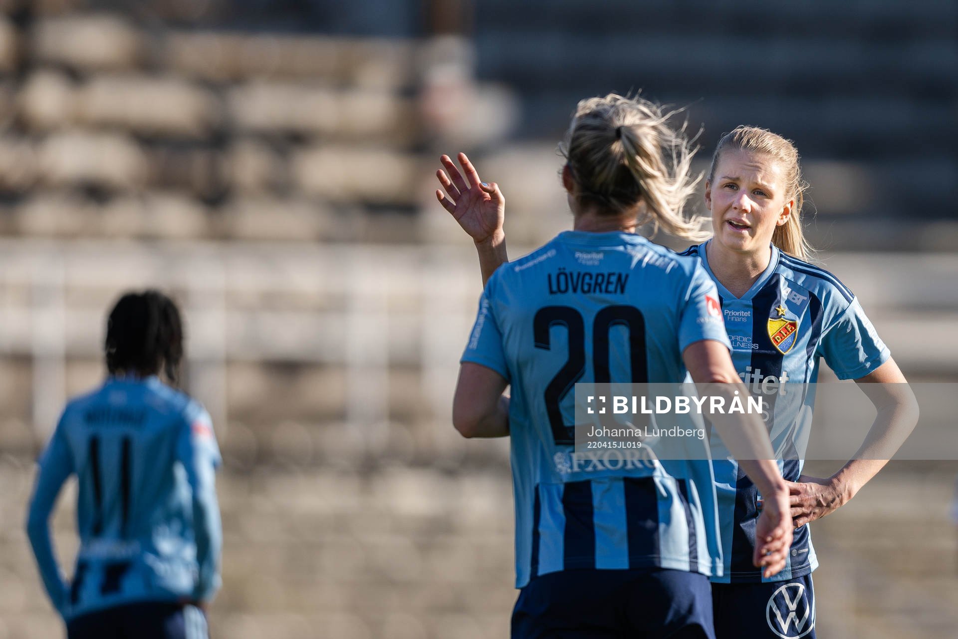 Djurgårdens Sanna Kullberg deppar