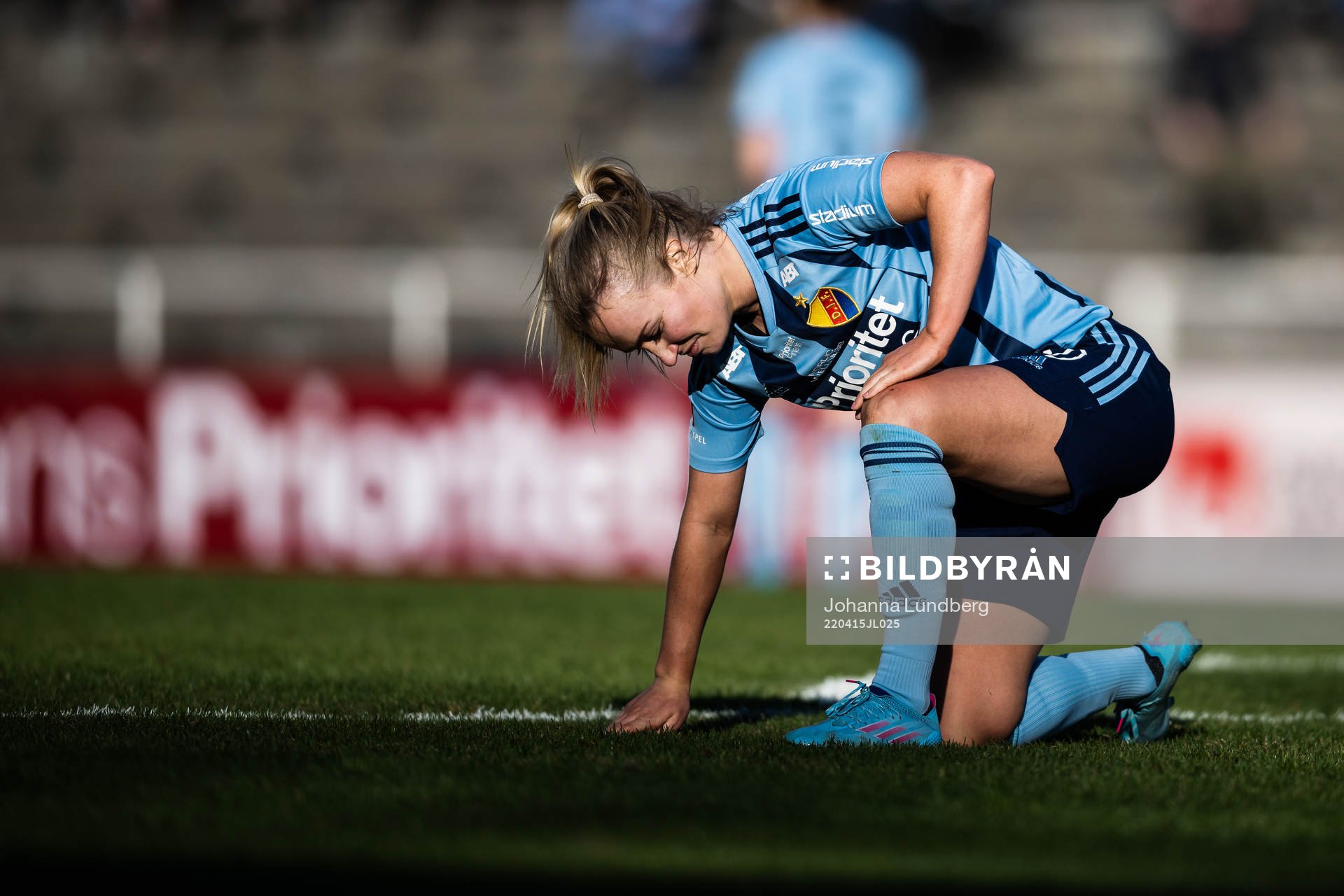 Djurgårdens Tove Almqvist deppar