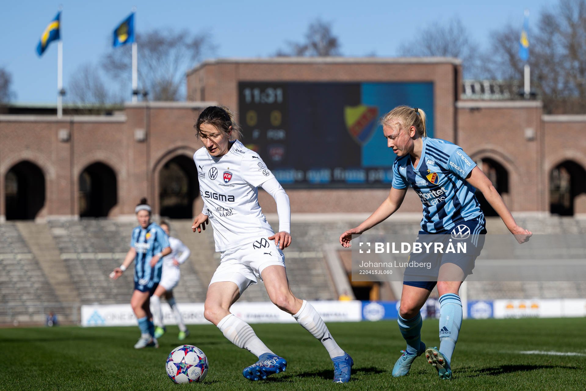 Rosengårds Bianca Schmidt och Djurgårdens StinaLisa
