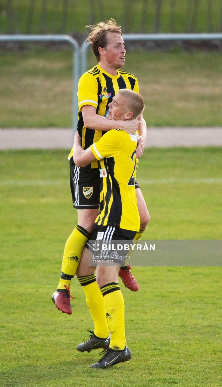 IFK Hässleholms Robin Strömberg och Olle Kjellman Olblad