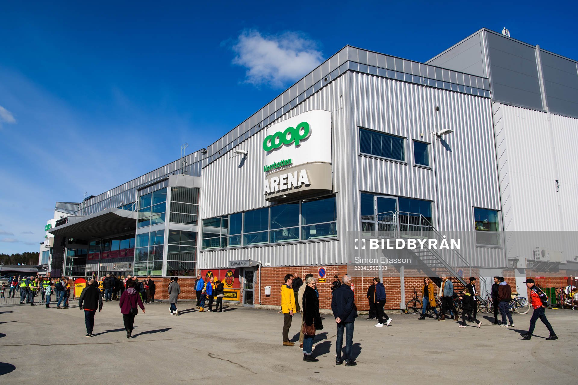 Coop Norrbotten Arena exteriör