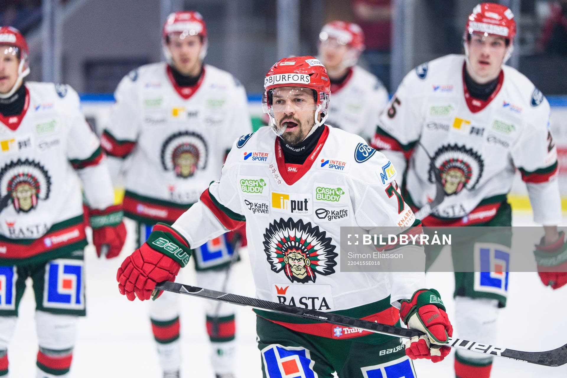 Frölundas Patrik Carlsson jublar