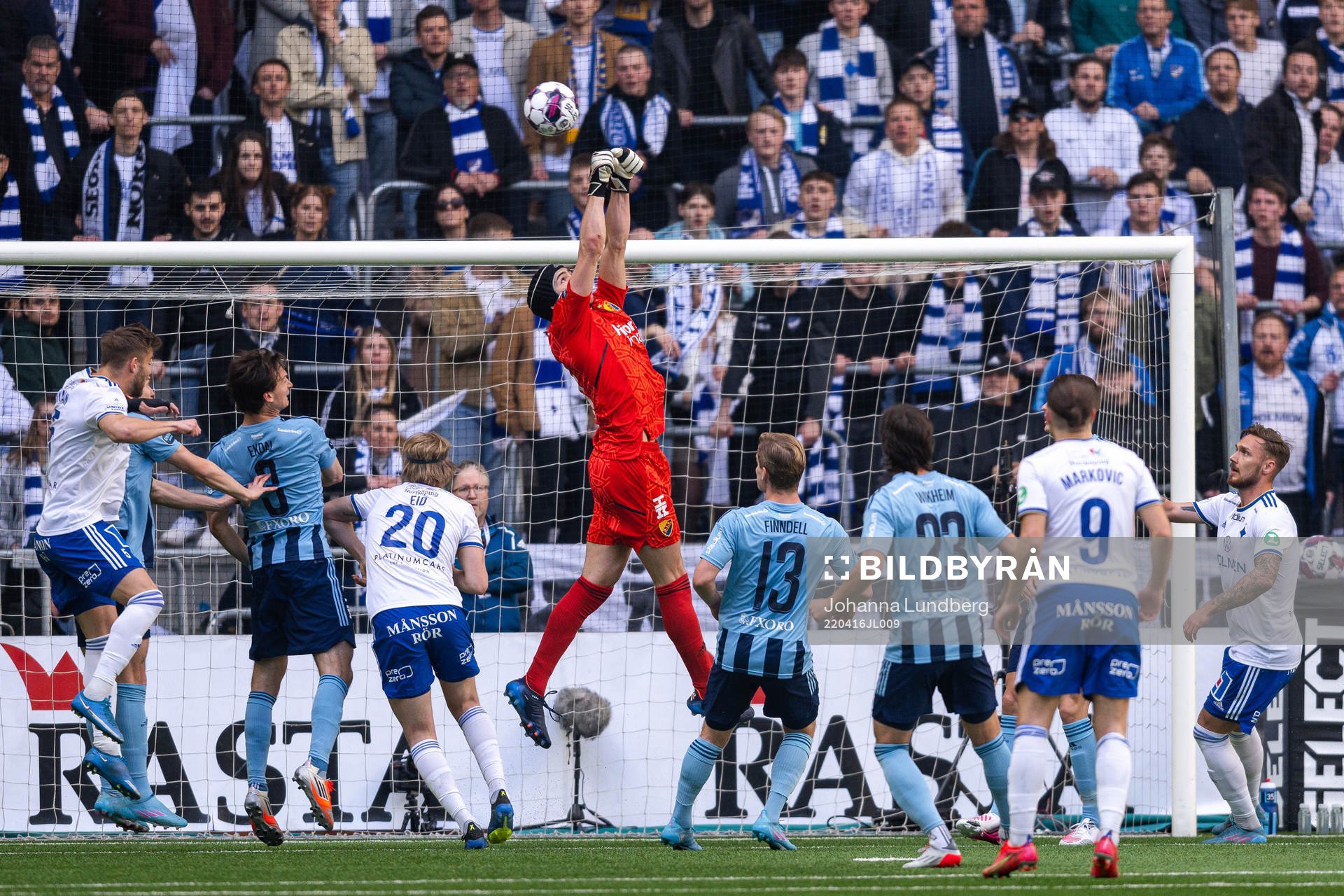 Djurgårdens målvakt Jacob Widell Zetterström
