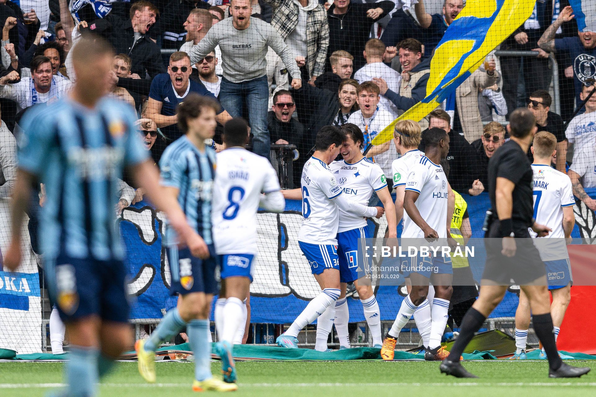 IFK Norrköpings Jonathan Levi jublar