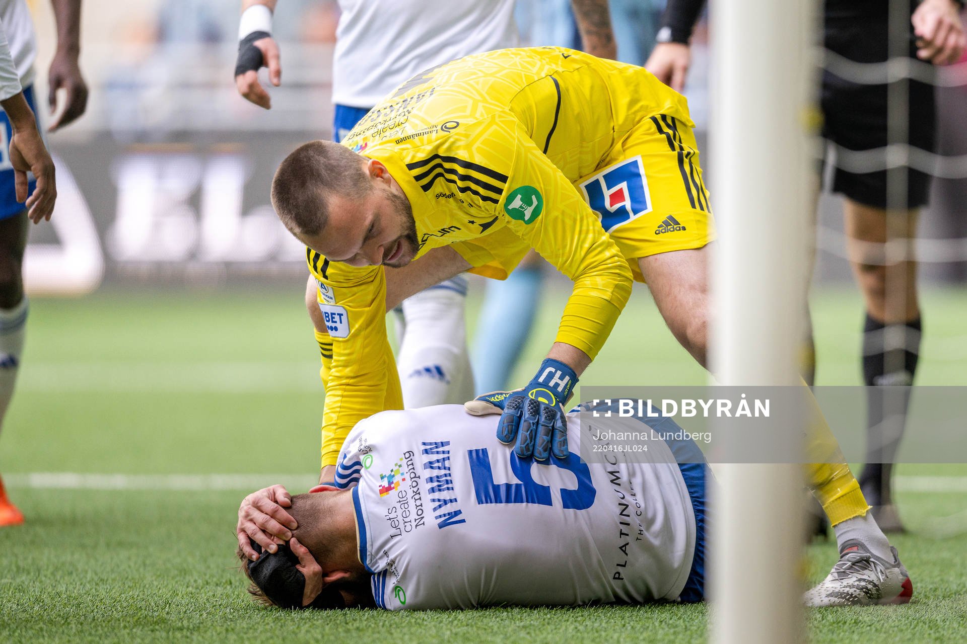 IFK Norrköpings Christoffer Nyman har ont