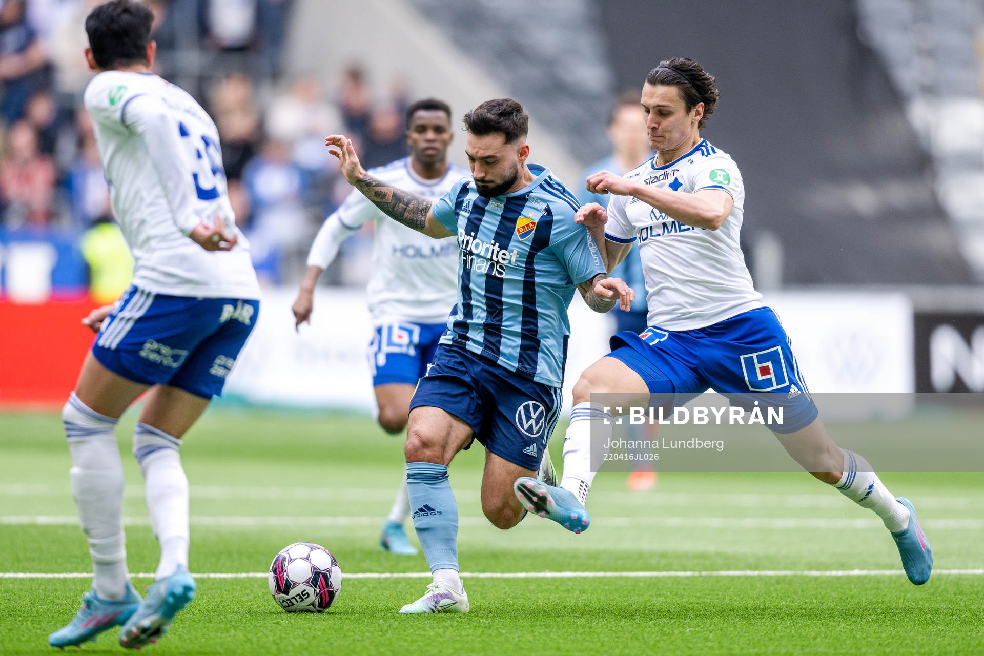 Djurgårdens Sead Haksabanovic och IFK Norrköpings