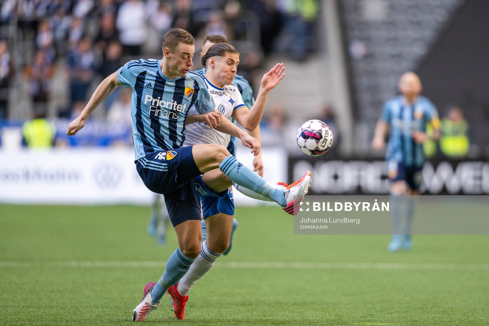 Djurgårdens Jesper Löfgren och IFK Norrköpings Eman