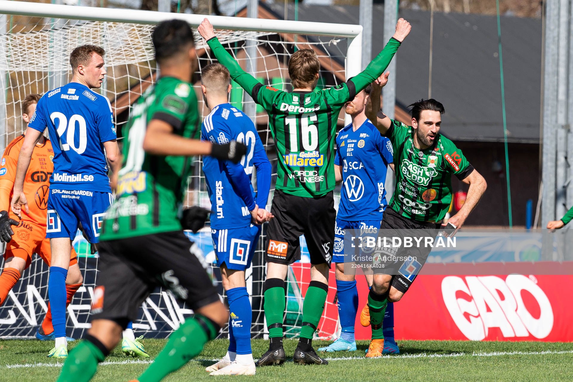 Varbergs Oliver Stanisic jublar