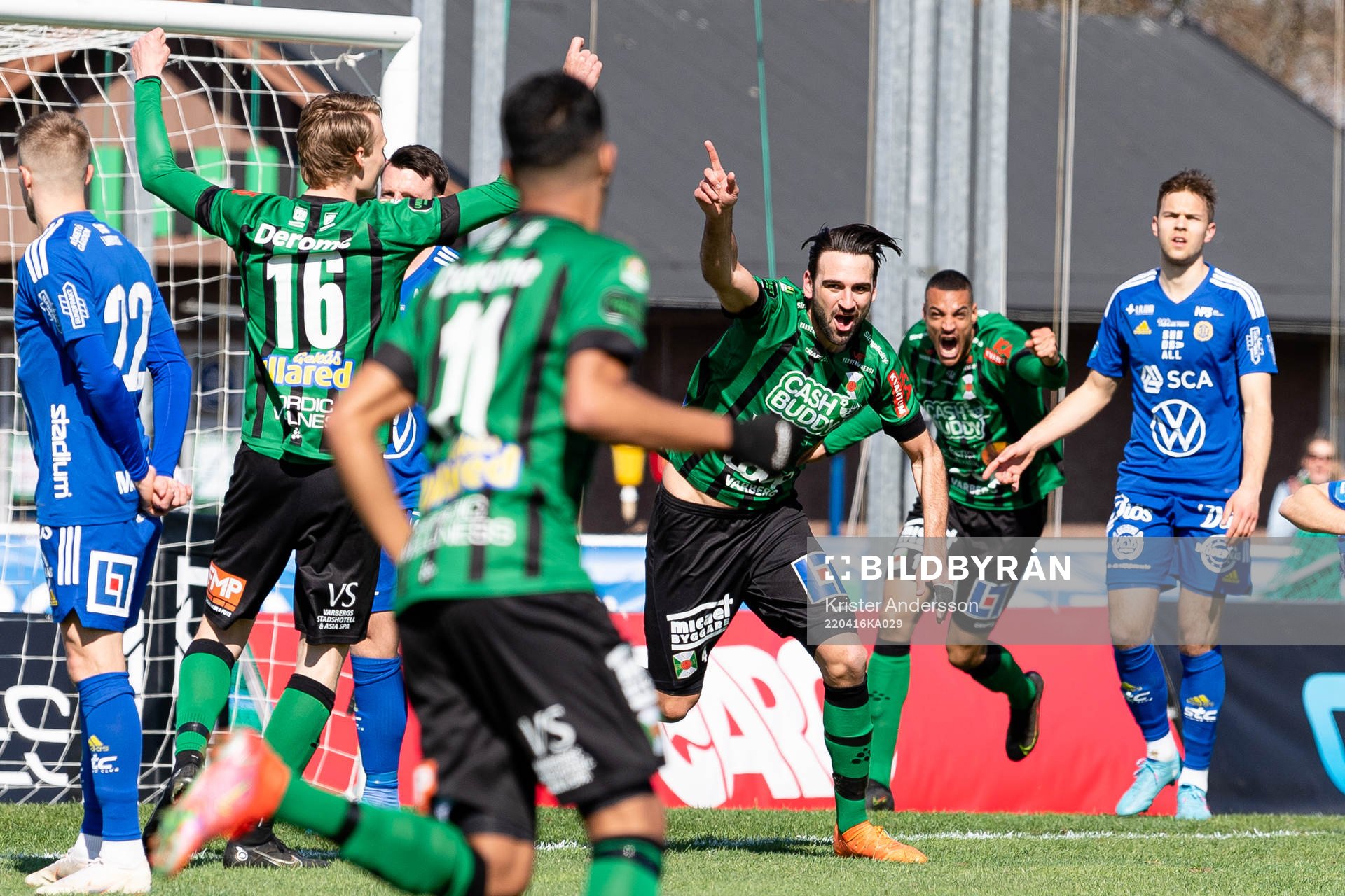 Varbergs Oliver Stanisic jublar