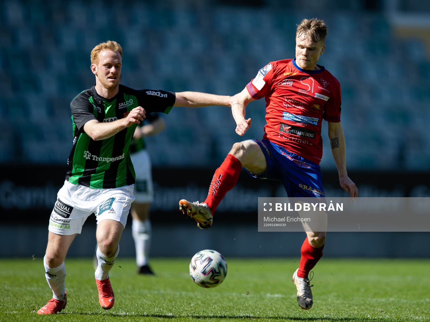 GAIS Viktor Krüger och Tvååkers Isak Petersson