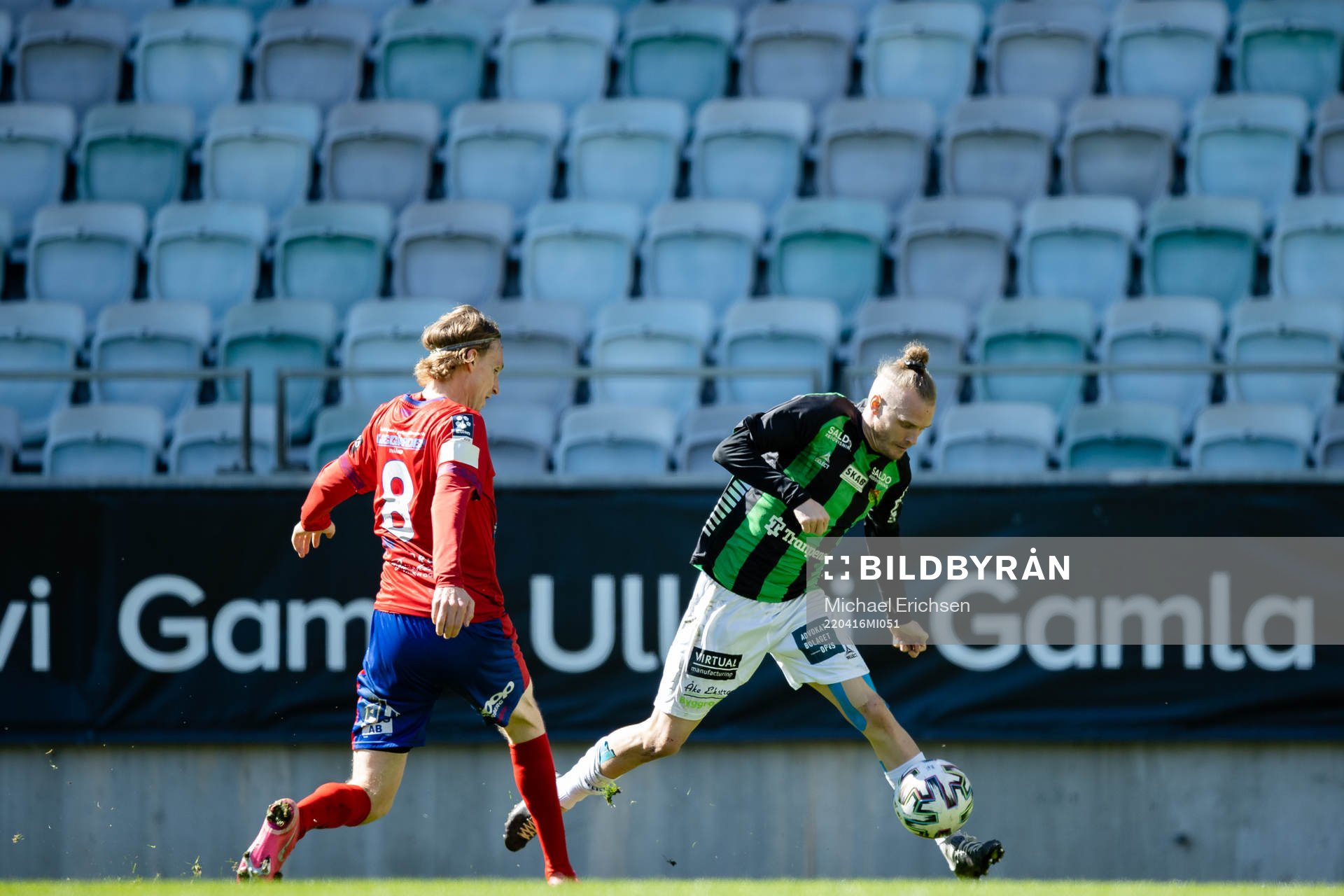 Tvååkers Eric Nilsson och GAIS Jonas Lindberg