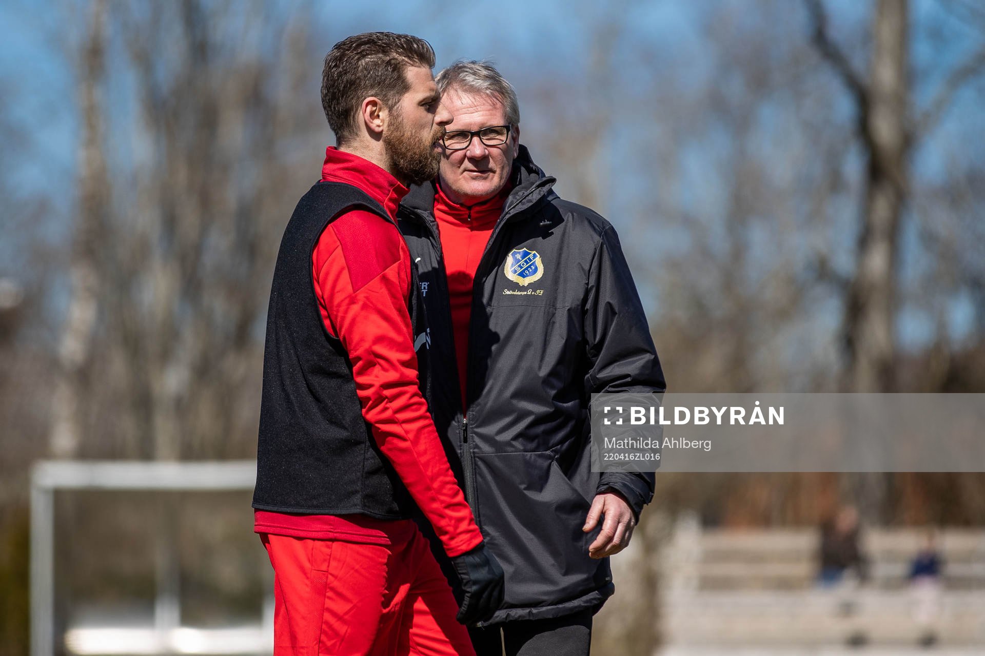 Strövelstorps Aleksandar Stankovic och tränare Göran
