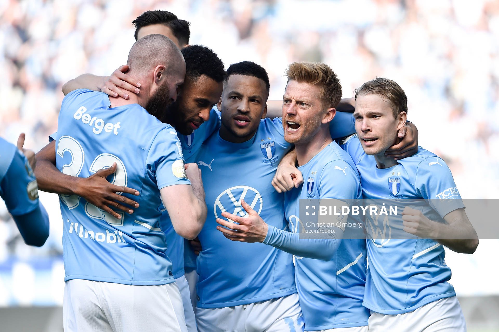 Malmö FFs Anders Christiansen jublar