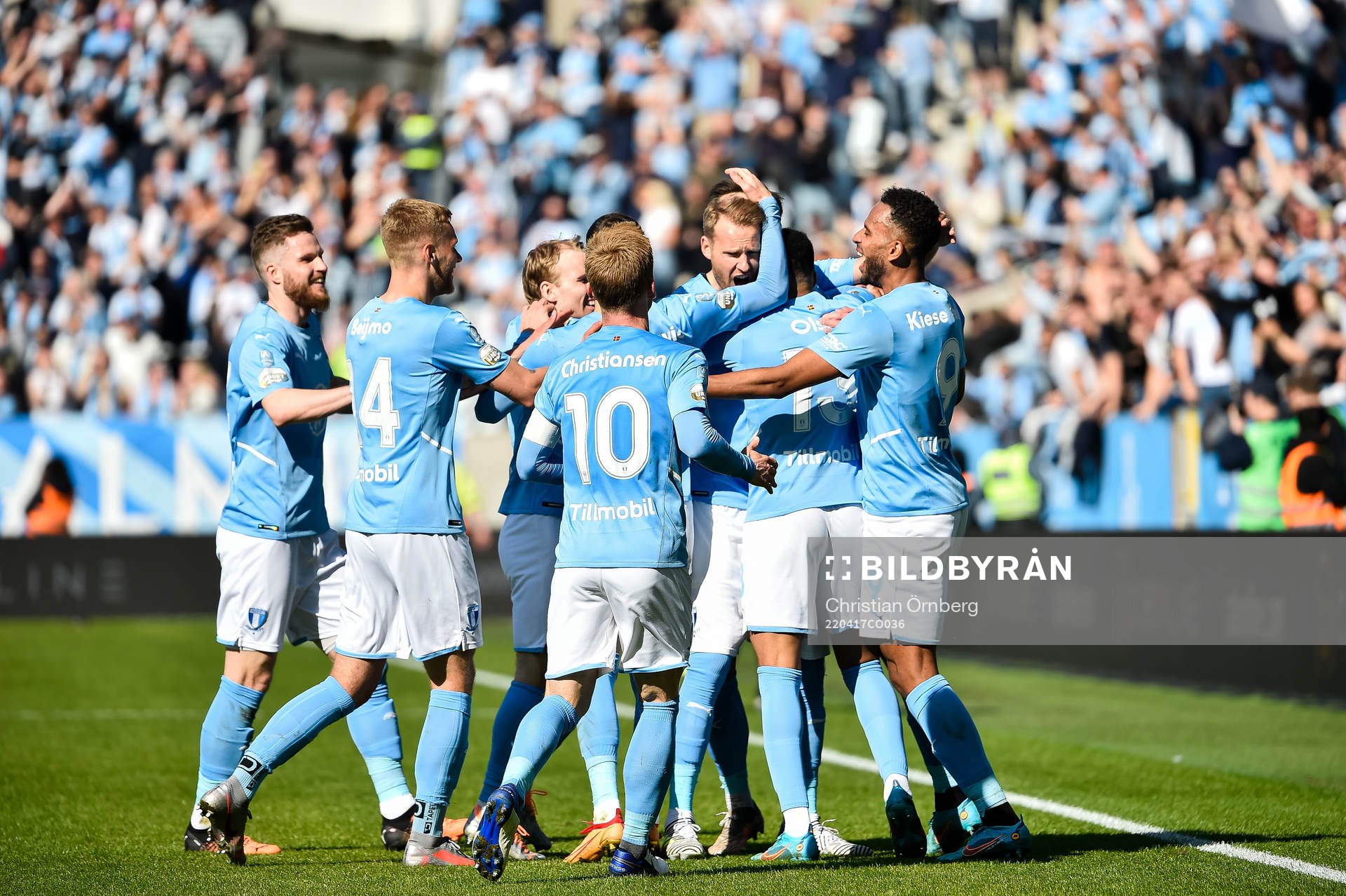 Malmö FFs spelare jublar