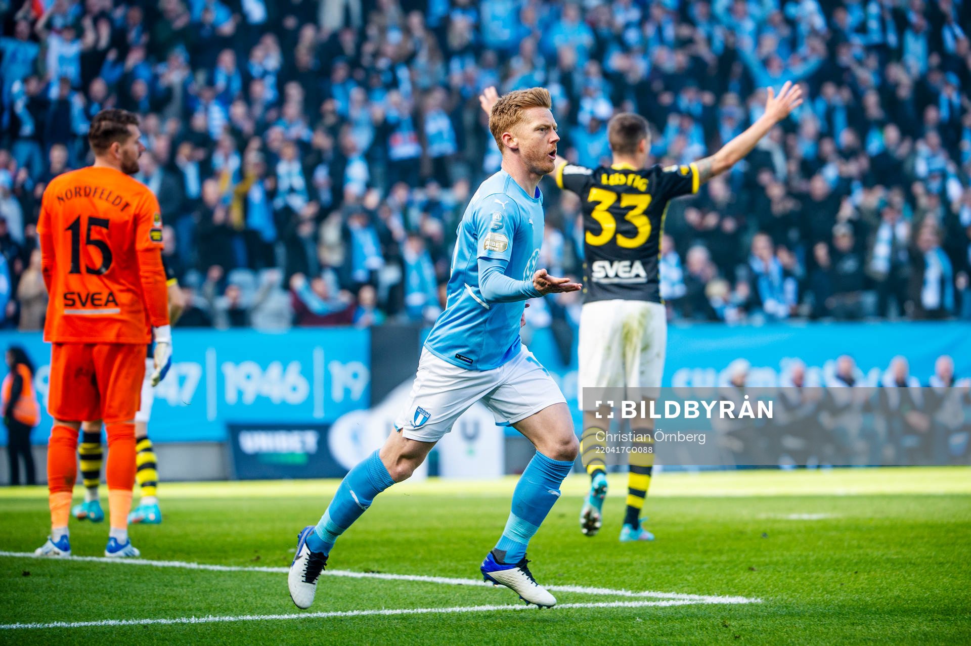 Malmö FFs Anders Christiansen jublar