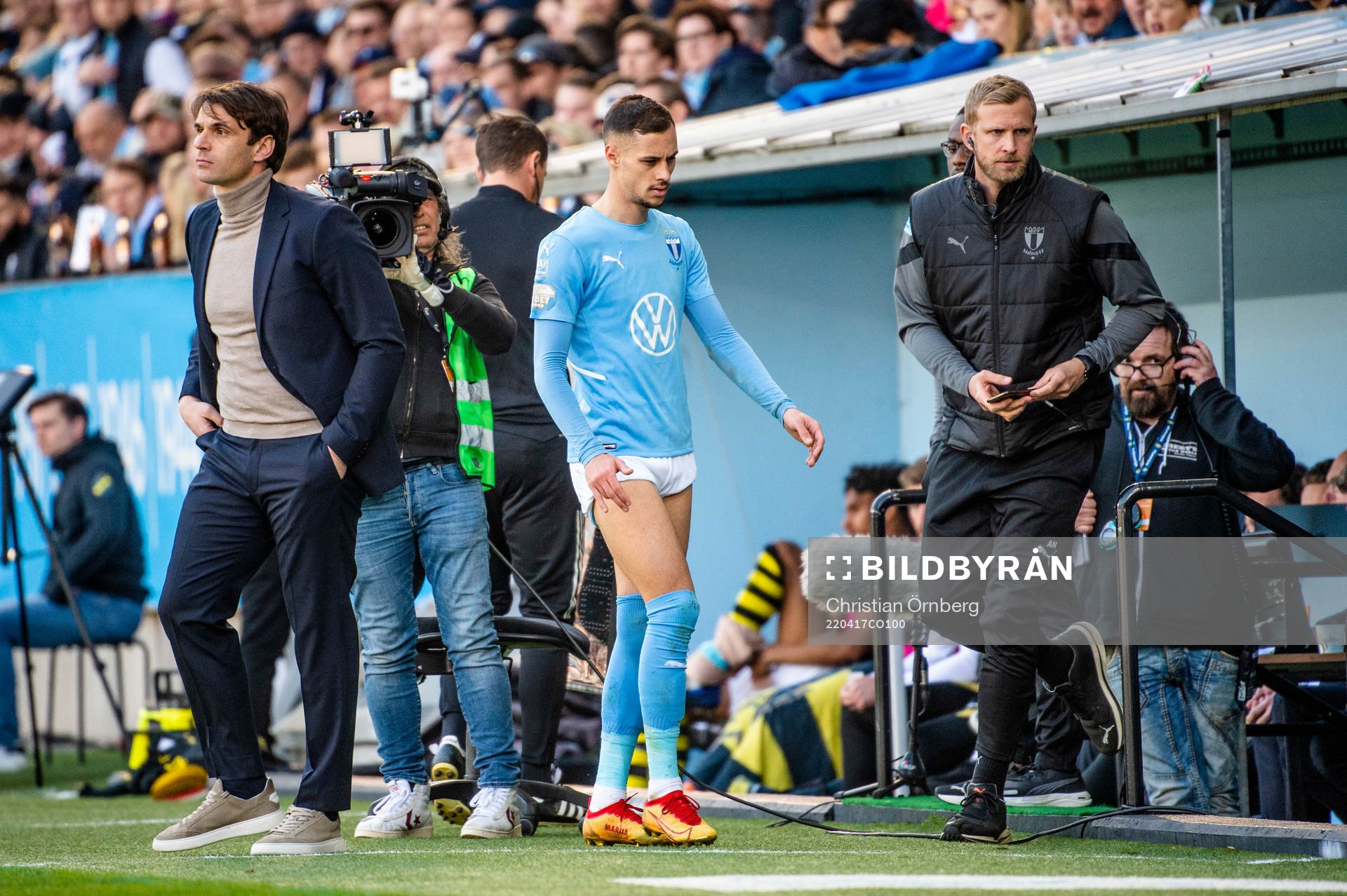 Malmö FFs Veljko Birmancevic byts ut