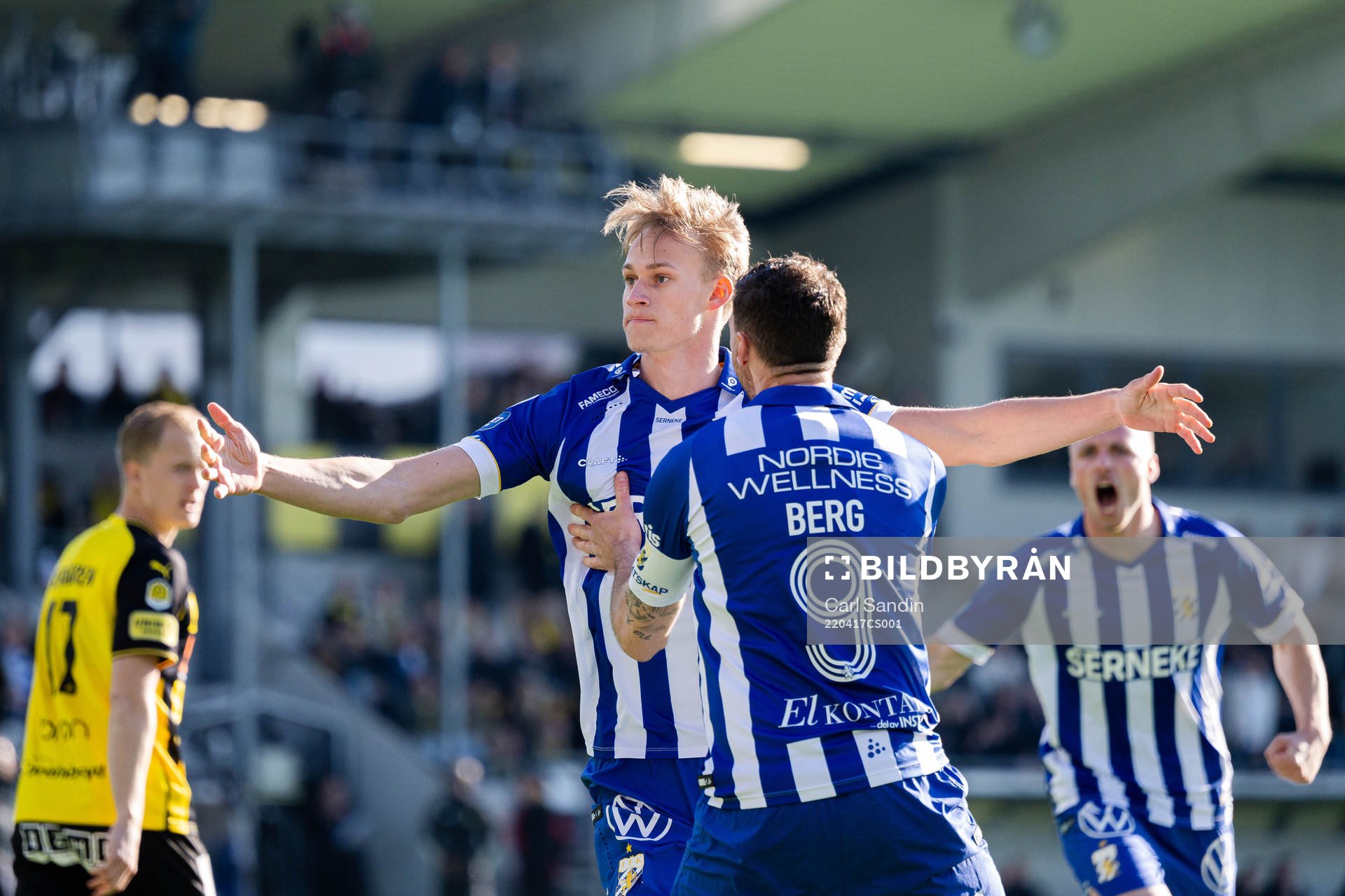 IFK Göteborgs Oscar Vilhelmsson jublar