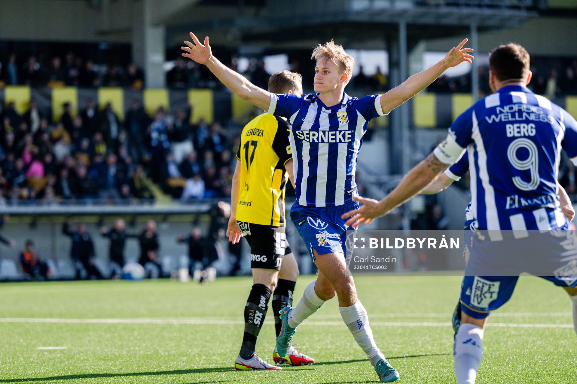 IFK Göteborgs Oscar Vilhelmsson jublar