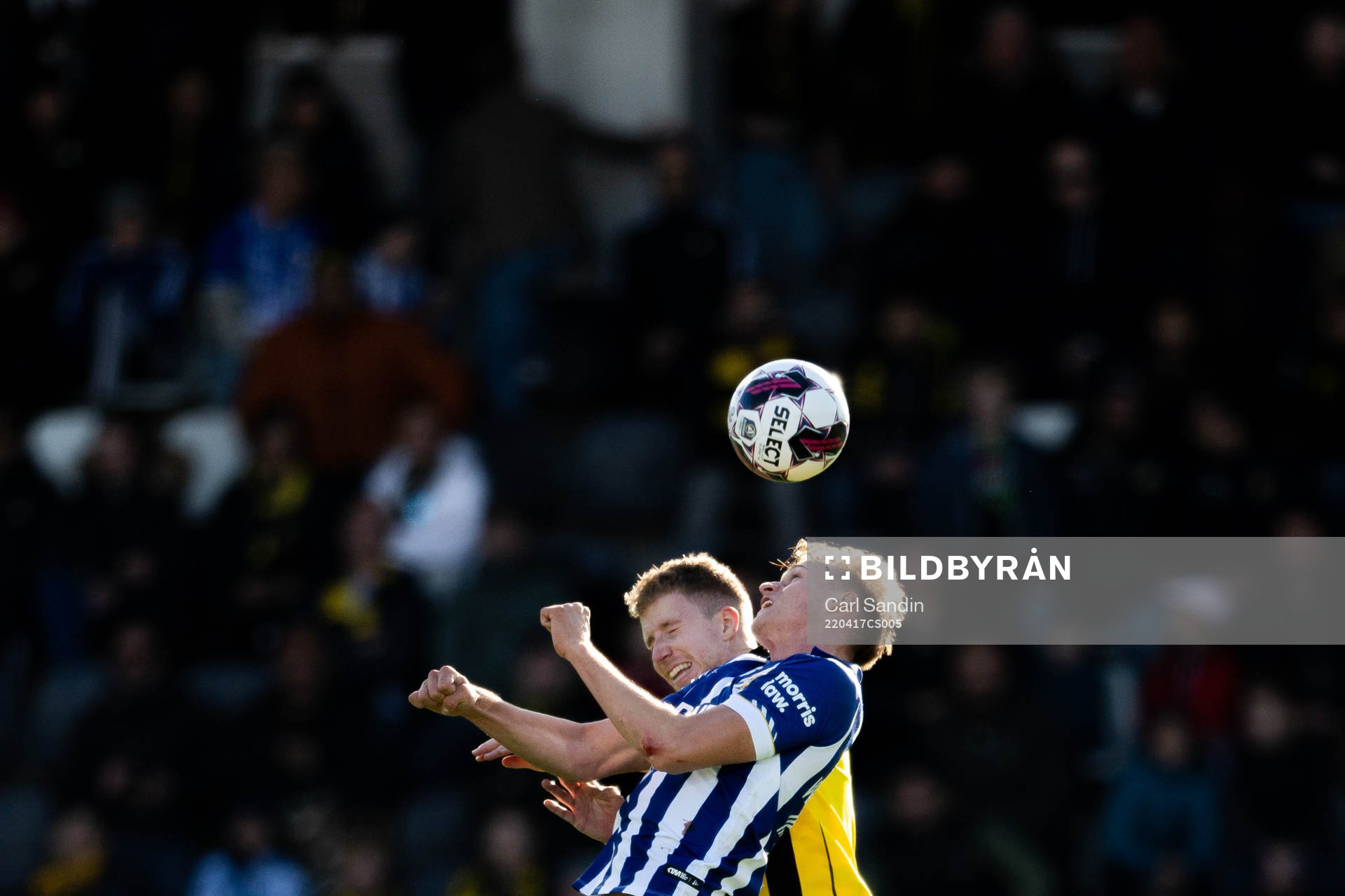 IFK Göteborgs Oscar Vilhelmsson och Häckens Samuel