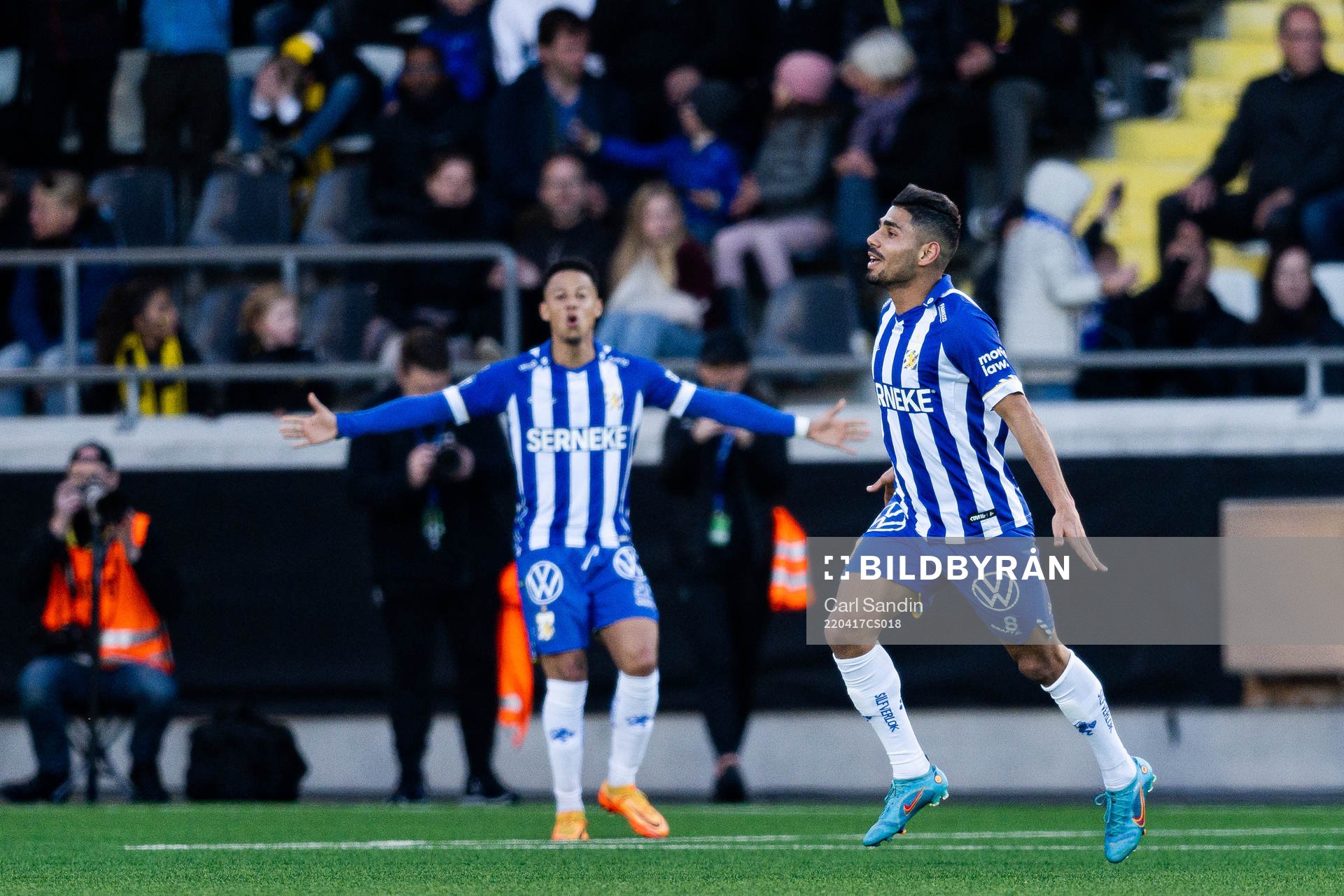 IFK Göteborgs Hosam Aiesh jublar