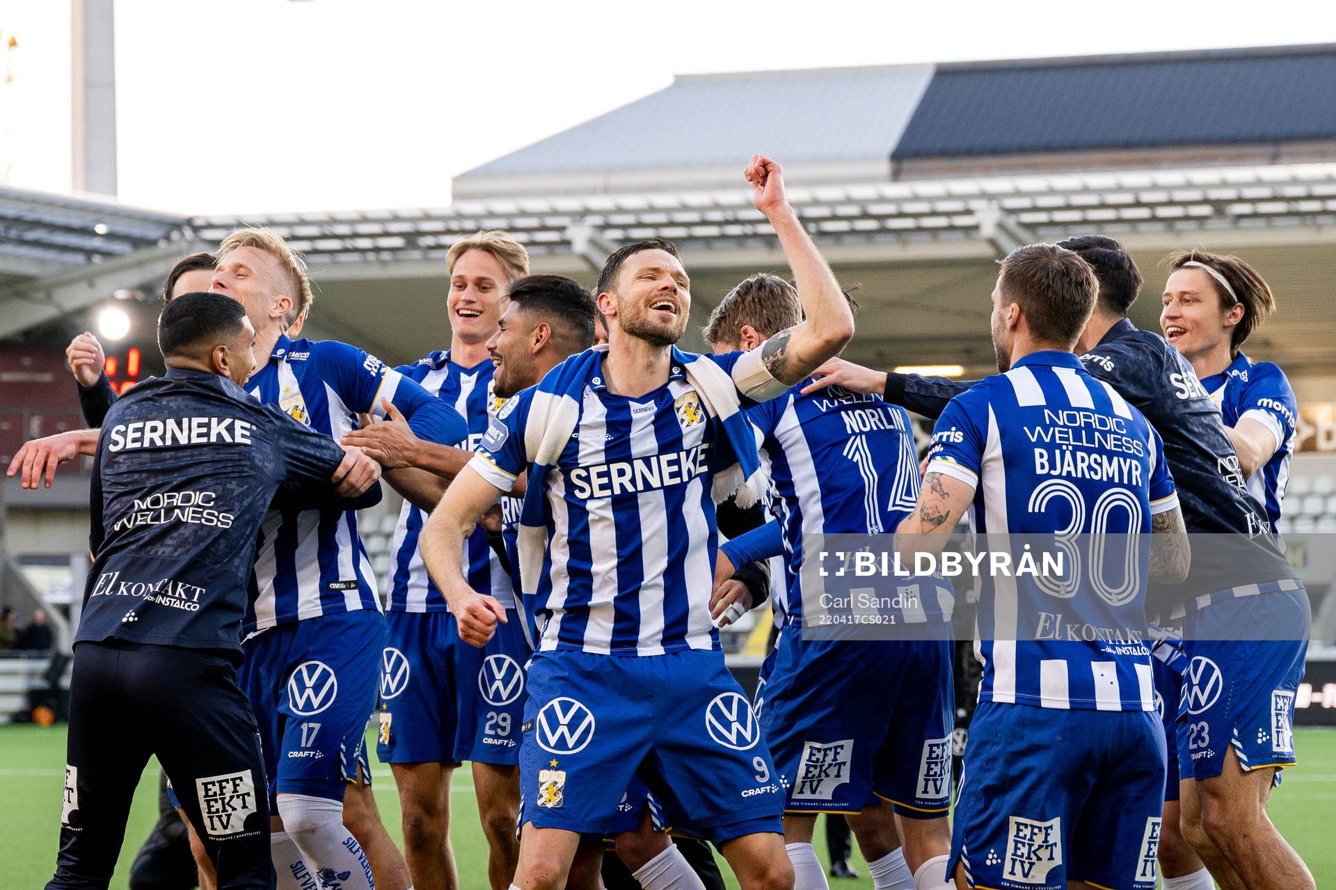 IFK Göteborgs Marcus Berg jublar