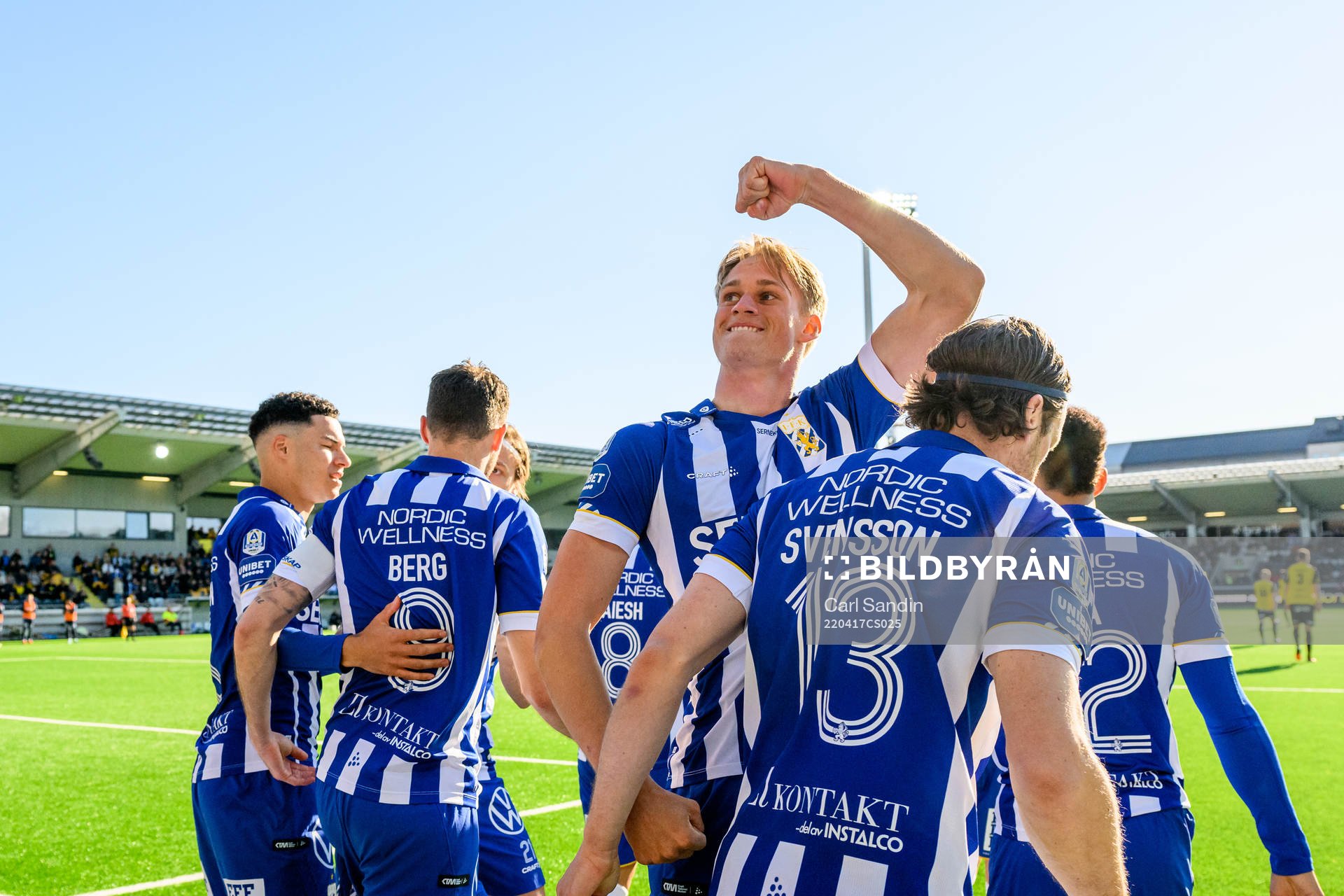 IFK Göteborgs Oscar Vilhelmsson jublar