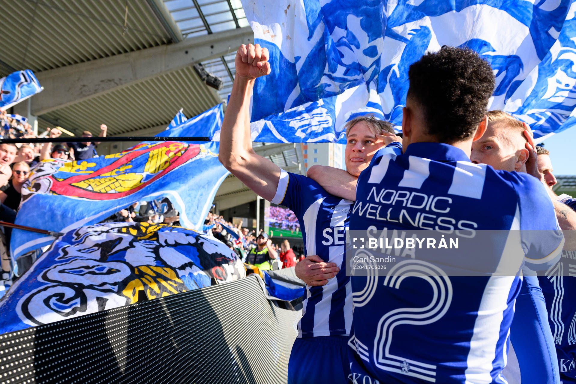 IFK Göteborgs Oscar Vilhelmsson jublar