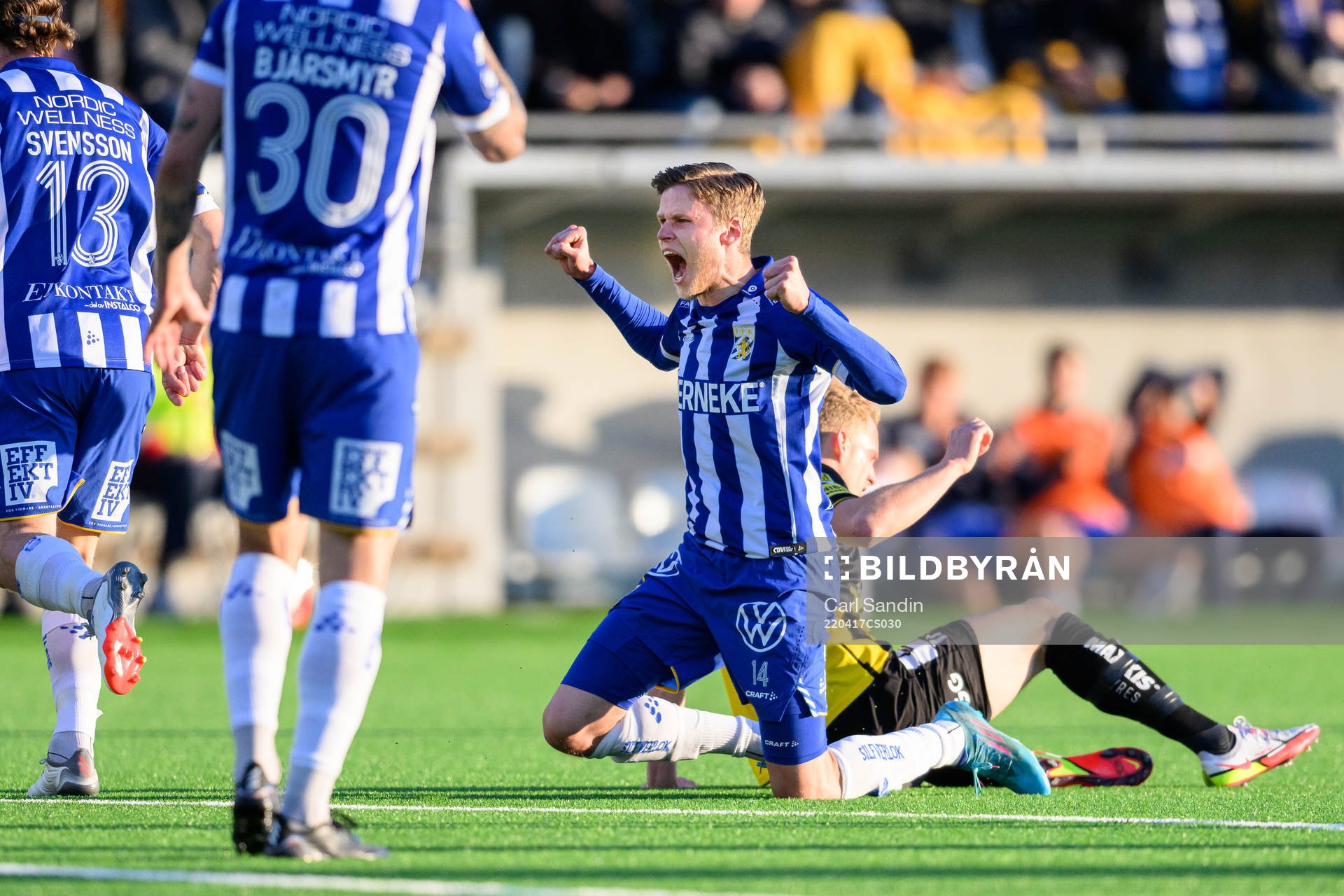 IFK Göteborgs Gustaf Norlin jublqr