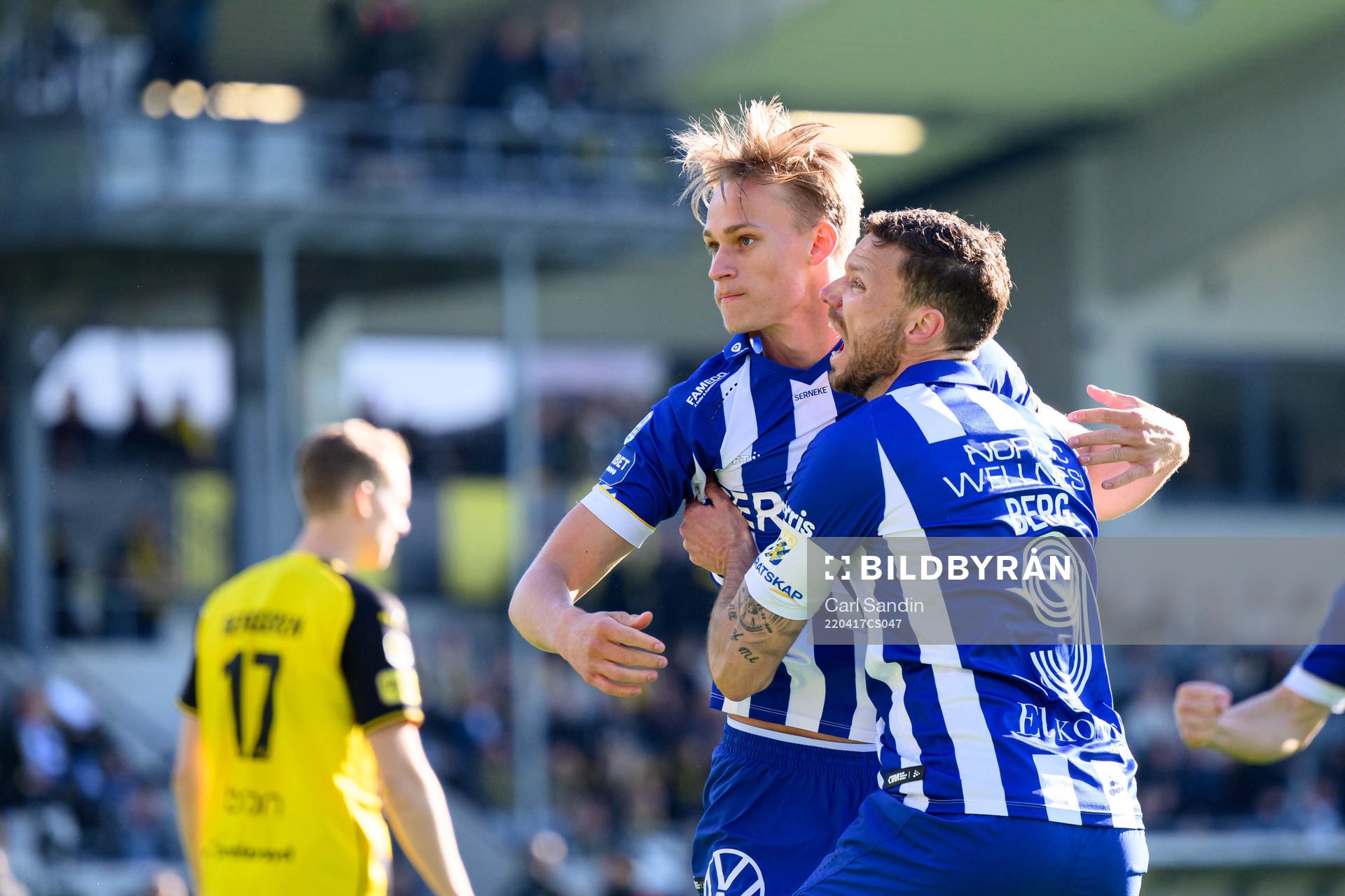 IFK Göteborgs Oscar Vilhelmsson jublar