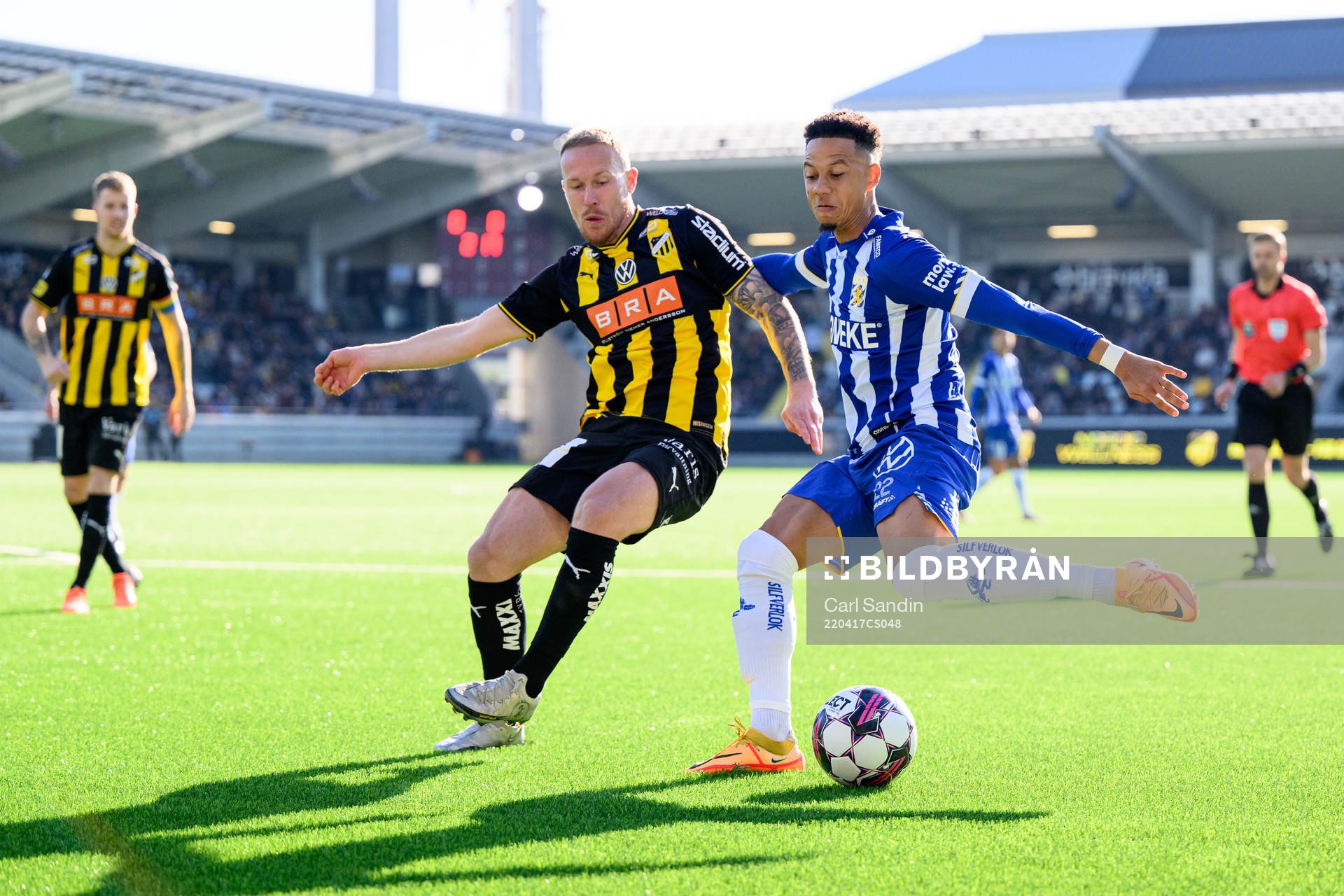 Häckens Mikkel Rygaard Jensen och IFK Göteborgs Tobias