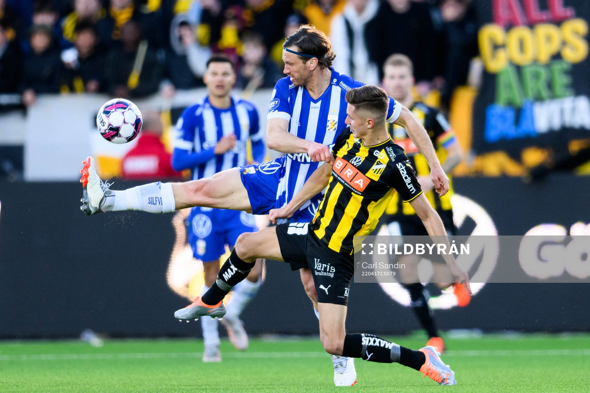 IFK Göteborgs Gustav Svensson och Häckens Leo Bengtsson