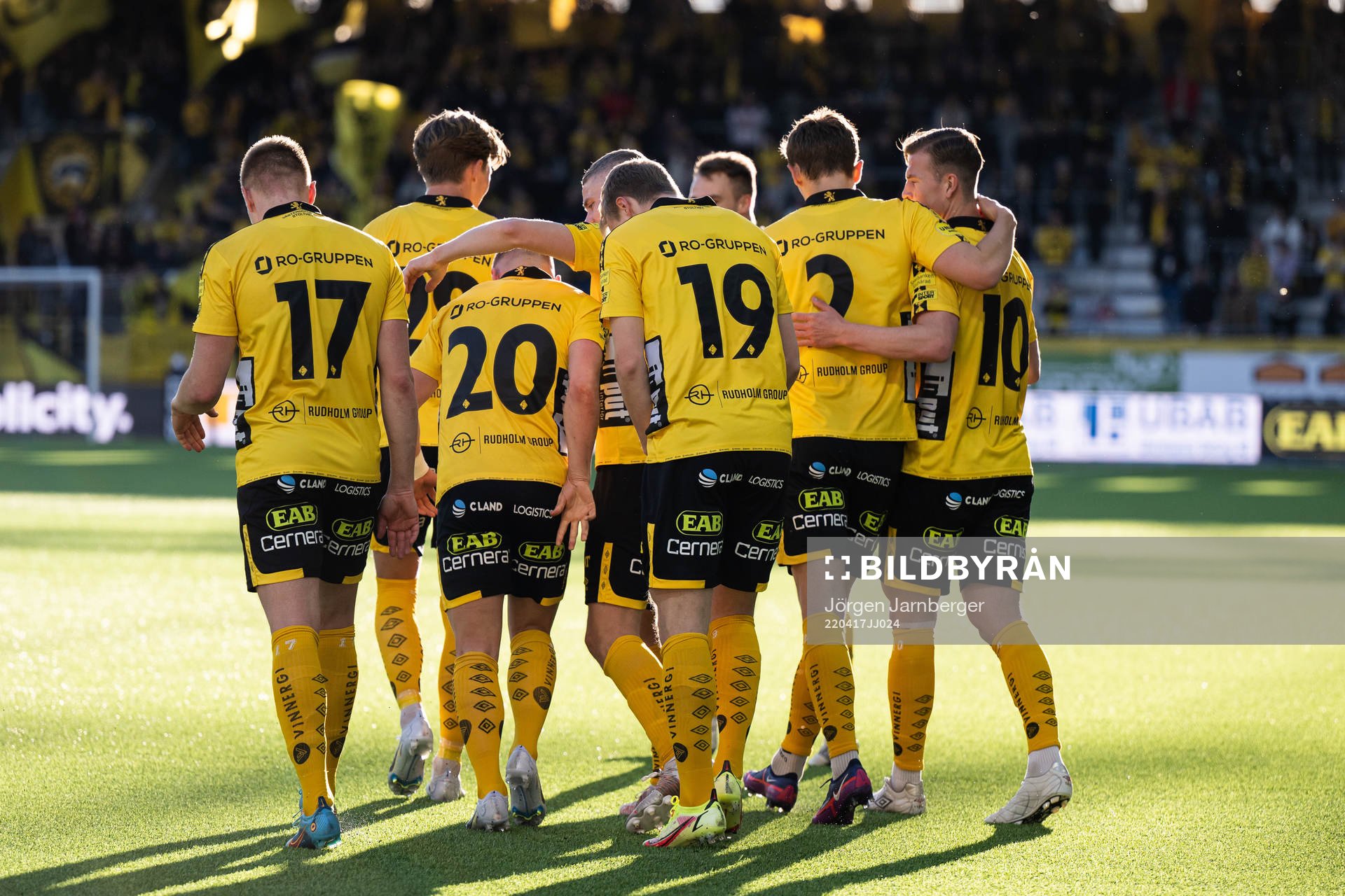 Elfsborgs spelare jublar