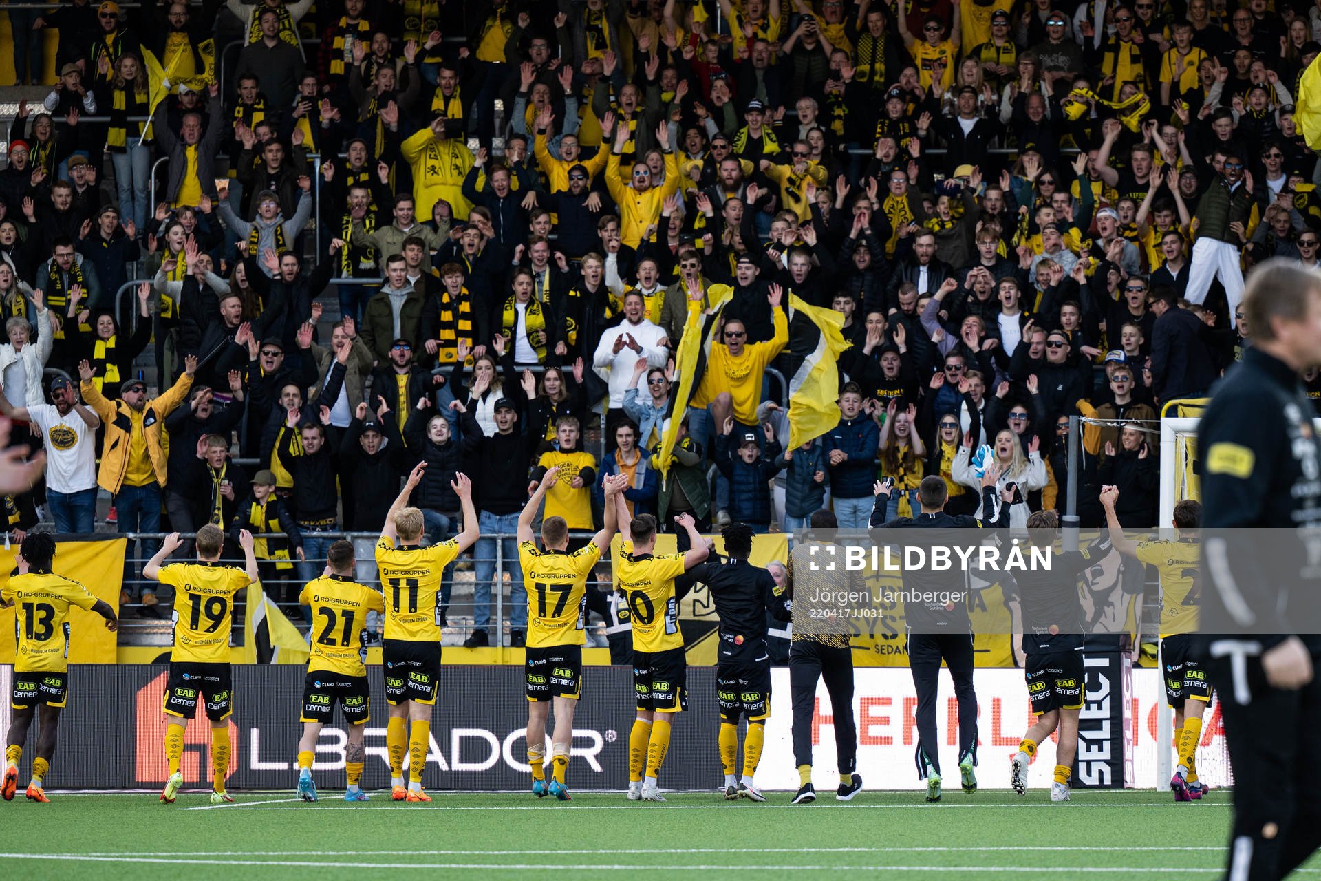 Elfsborgs spelare tackar publiken