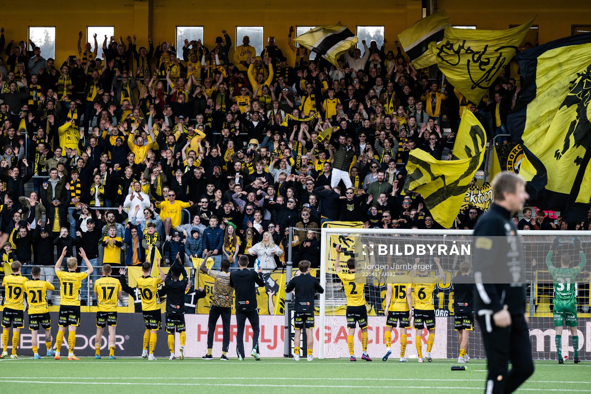 Elfsborgs spelare tackar publiken