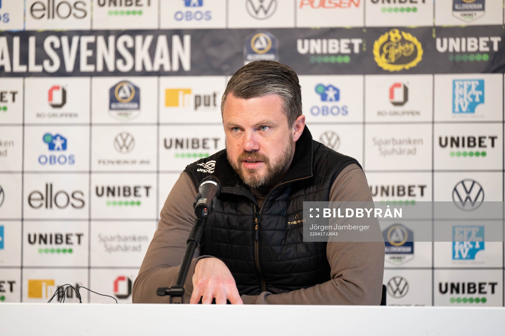 Elfsborgs manager Jimmy Thelin