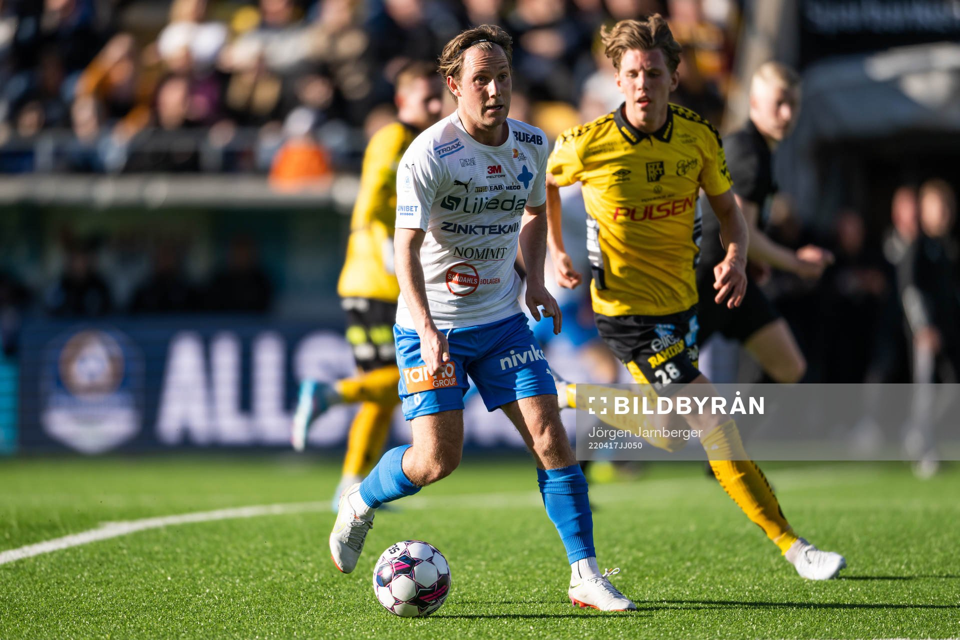 Värnamos William Kenndal och Elfsborgs Noah Söderberg