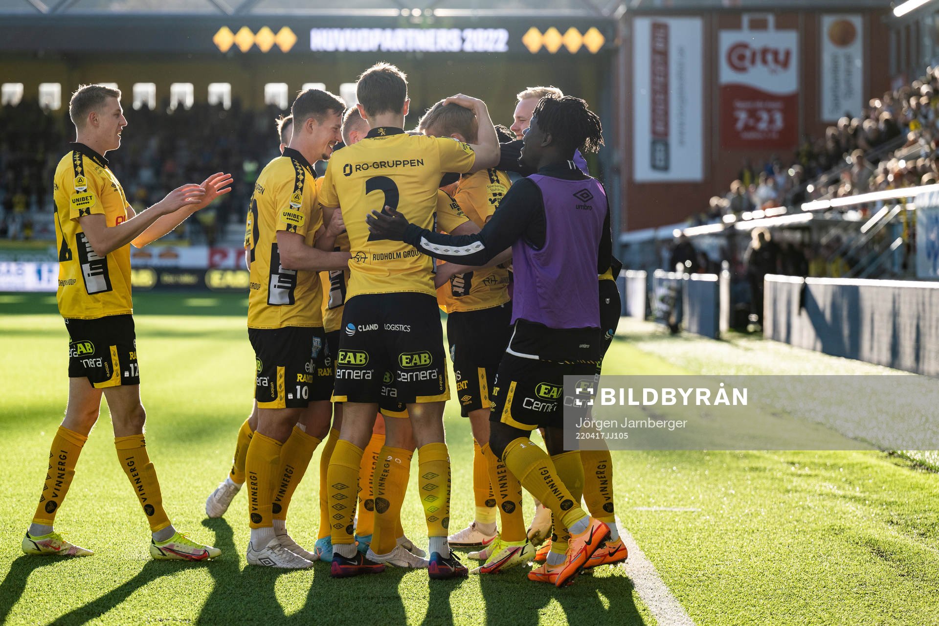 Elfsborgs spelare jublar
