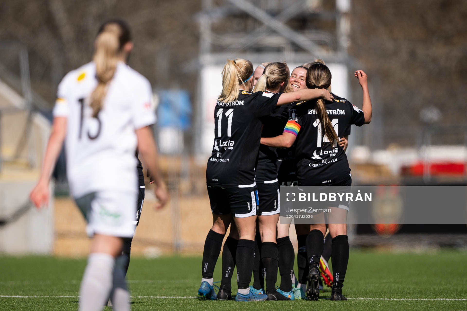 Örebros spelare jublar