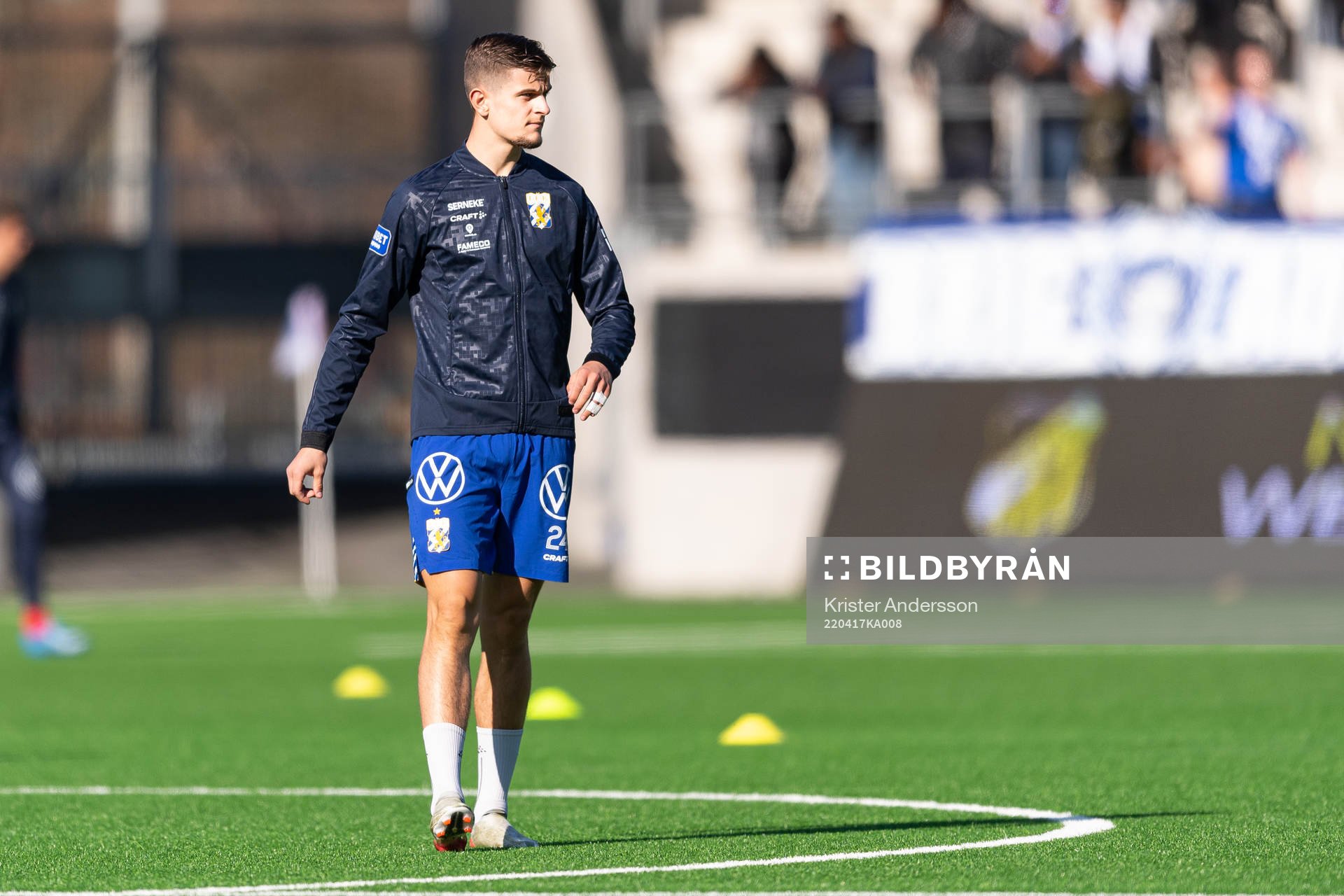 IFK Göteborgs Filip Ambroz före fotbollsmatchen i