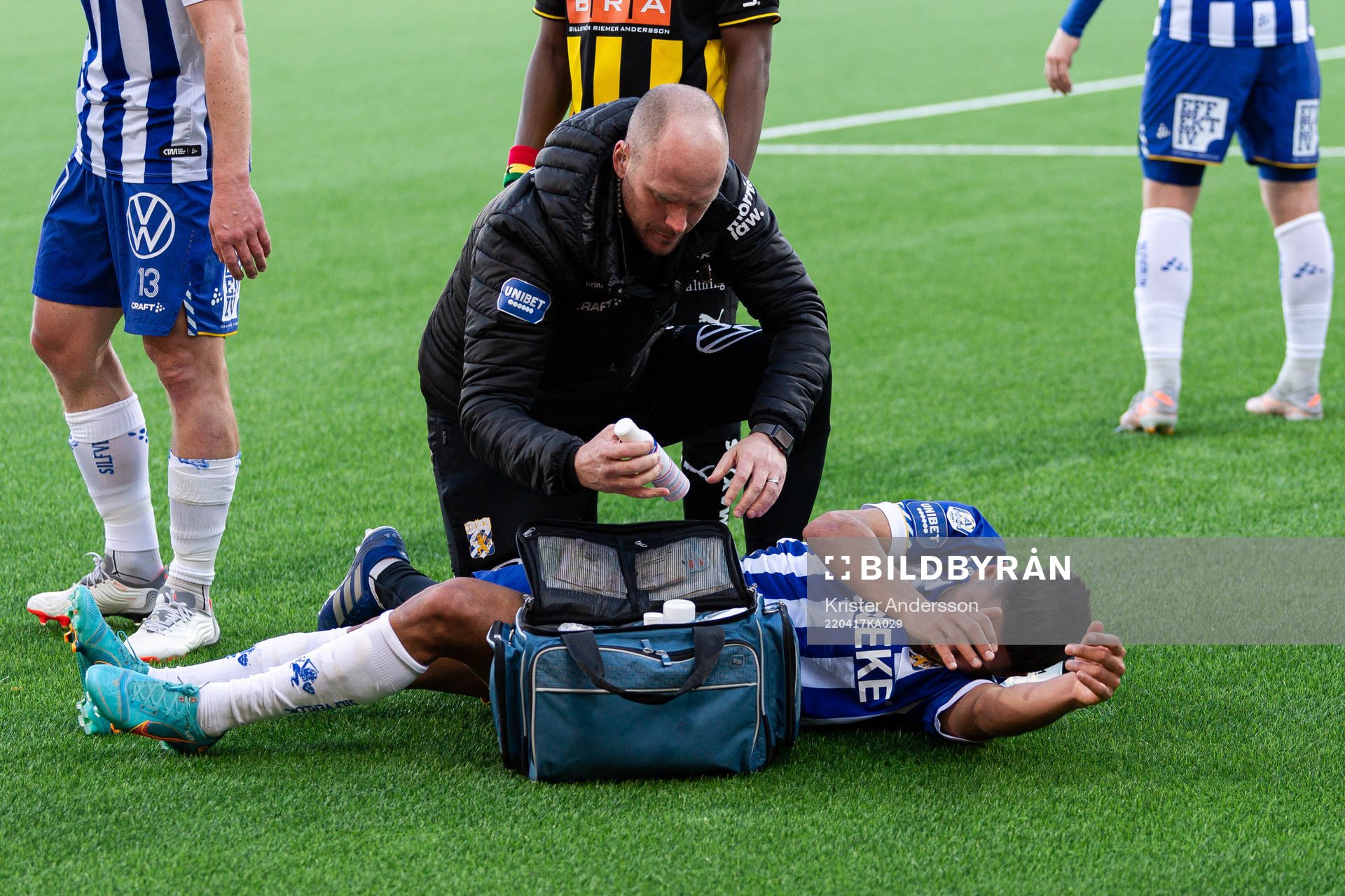 IFK Göteborgs Hosam Aiesh får vård